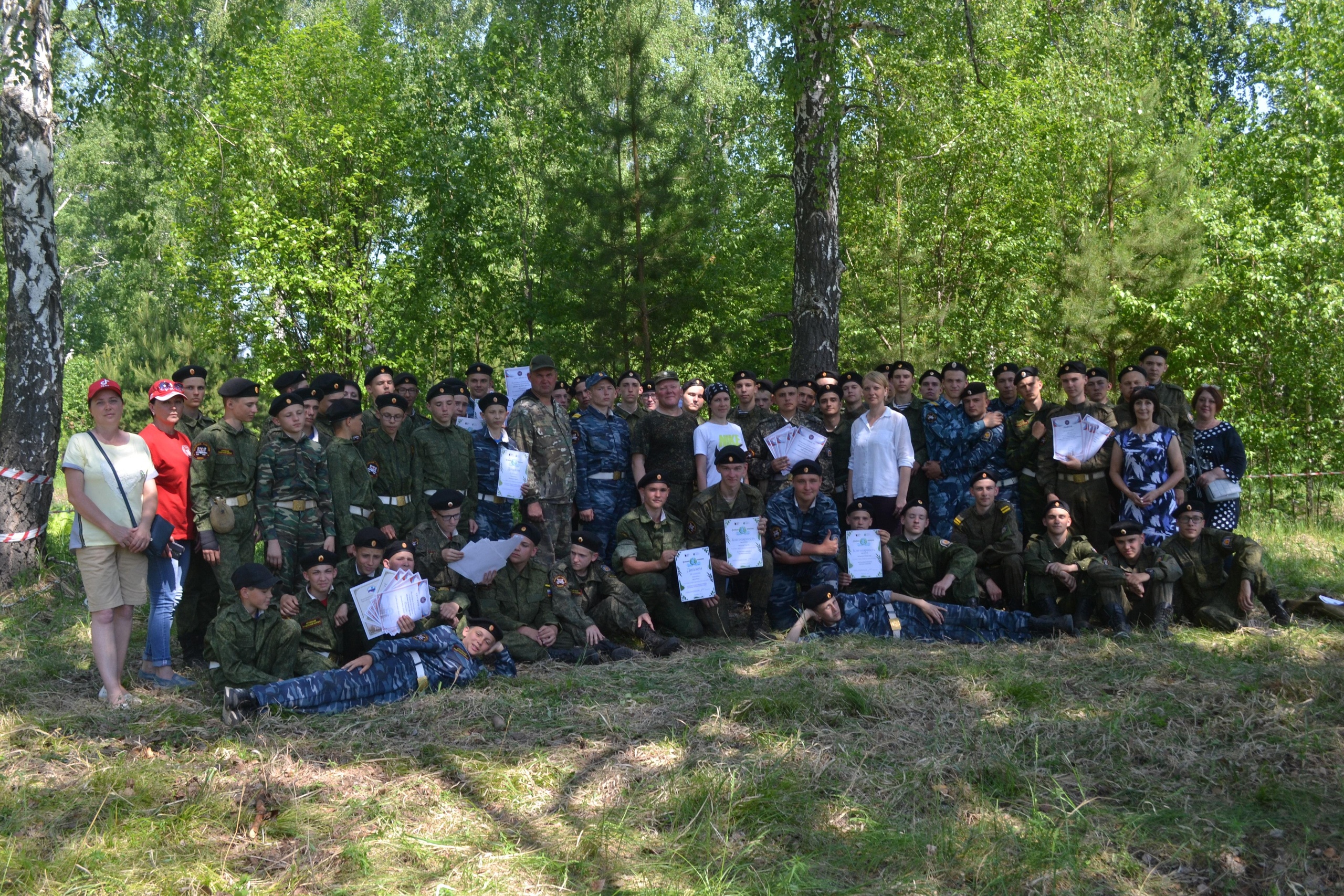 Летний учебно-полевой сбор кадет Алтайского кадетского корпуса.